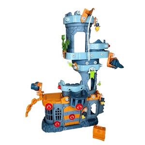 Little Tikes Kingdom Builders Hex Castle Playset Drawbridge Trapdoor Dungeon